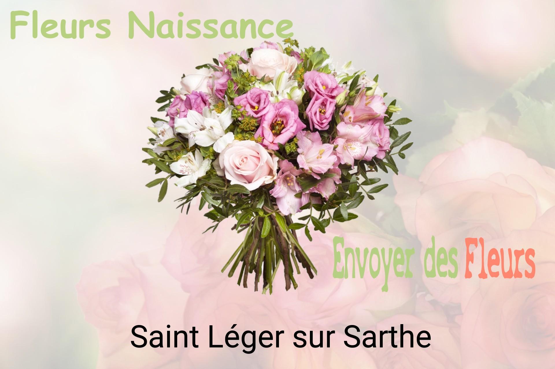 Bouquet de fleurs de naissance livré à Saint-Léger-sur-Sarthe