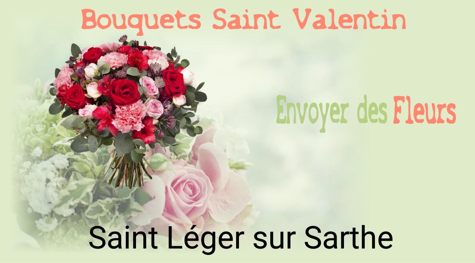 Roses de Saint-Valentin livrées à Saint-Léger-sur-Sarthe
